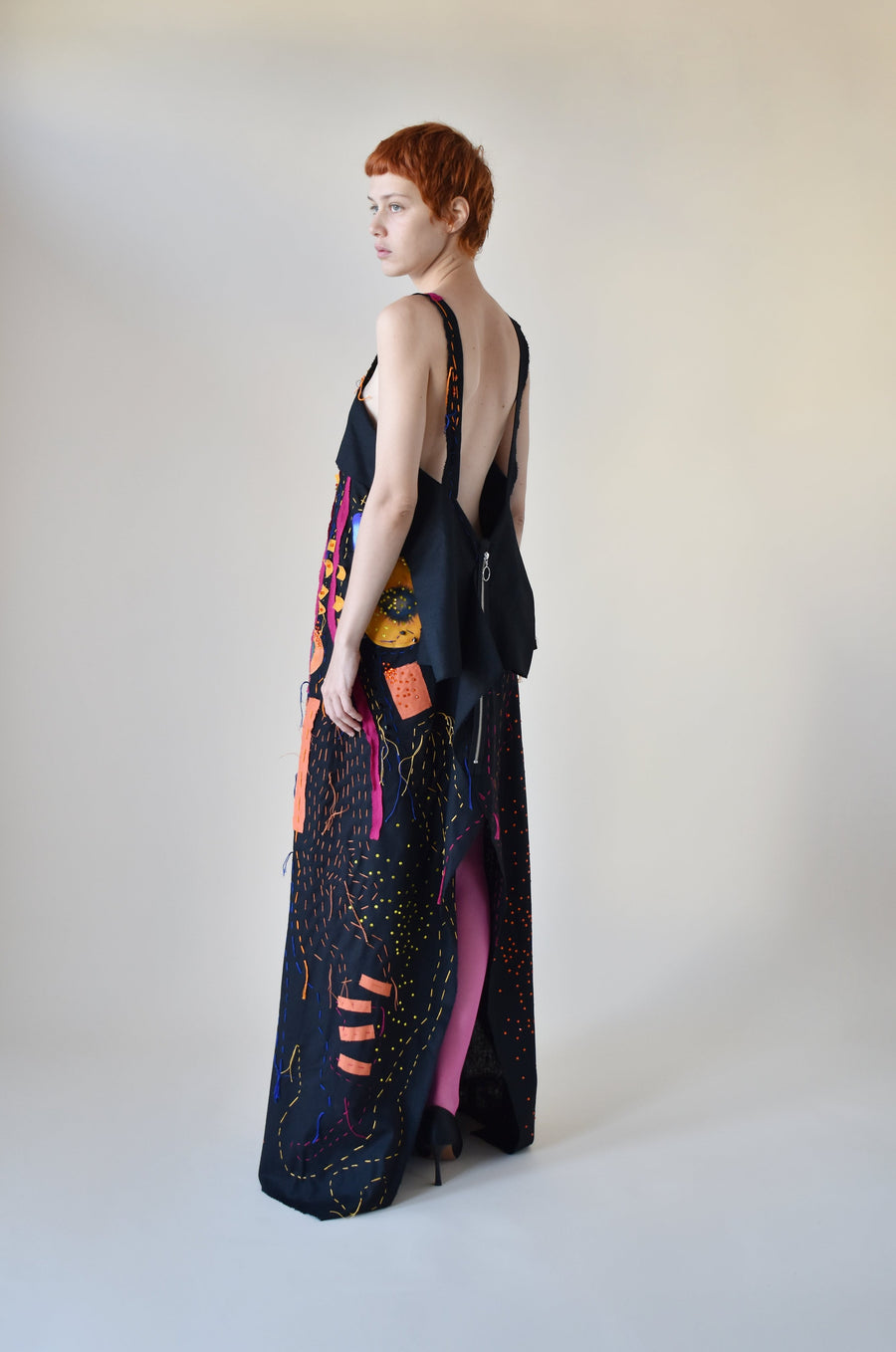 Embroidered Maxi Dress