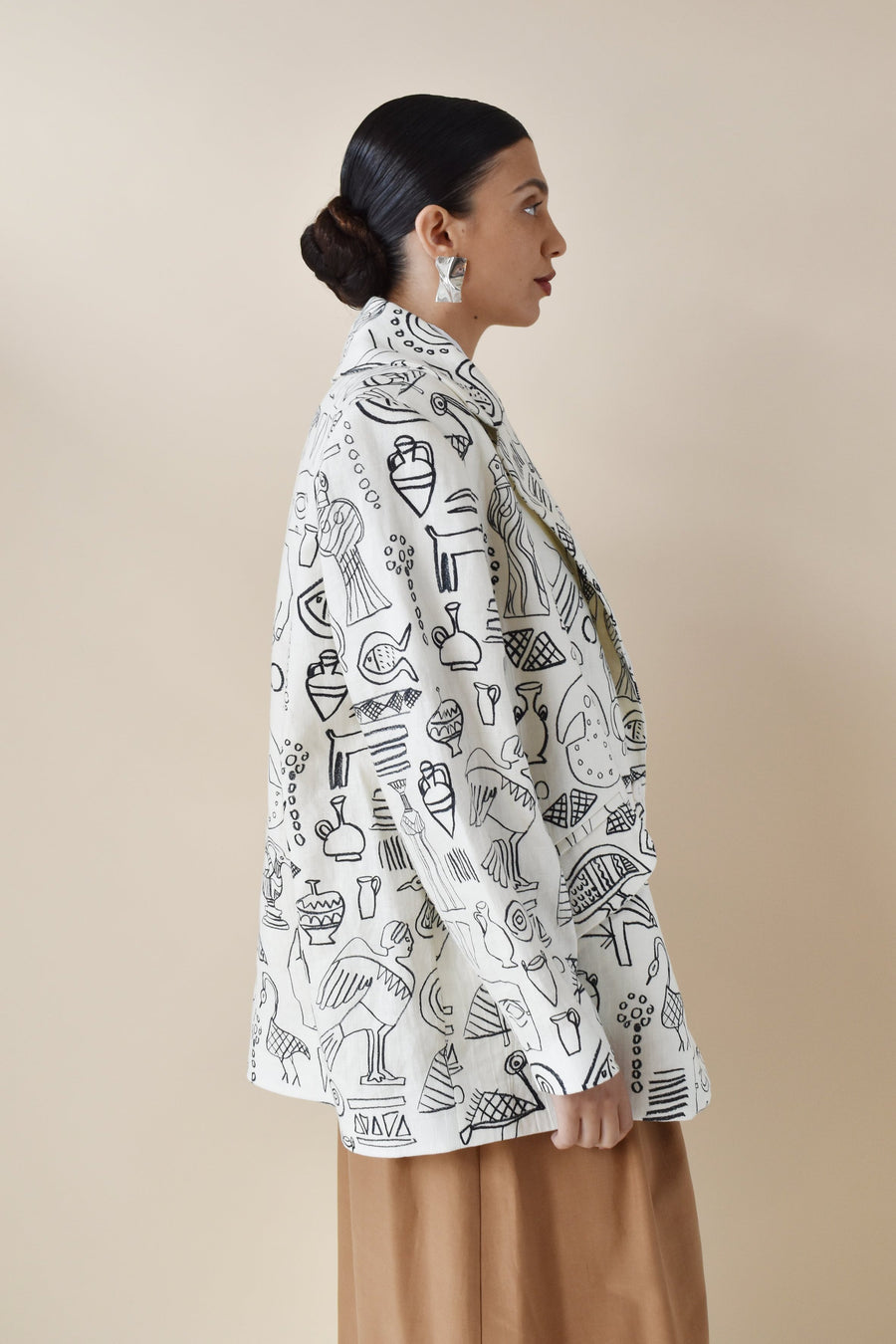 Printed Tailored Jacket