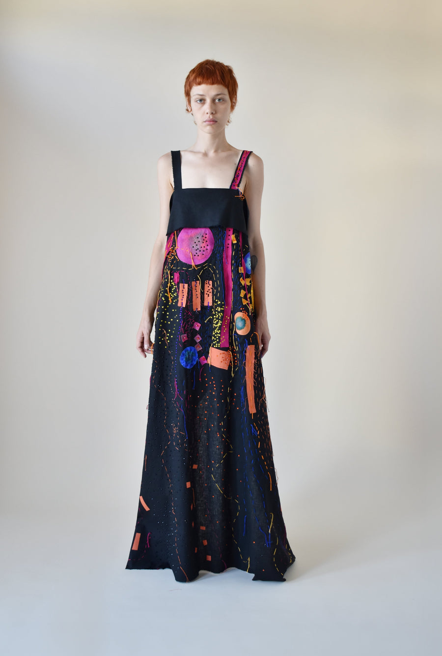 Embroidered Maxi Dress