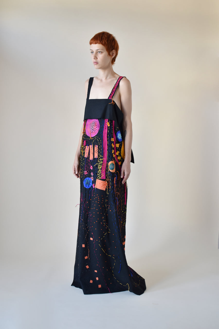 Embroidered Maxi Dress