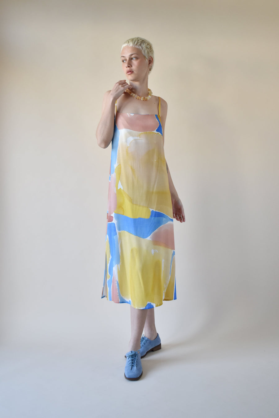 Printed Midi Dress