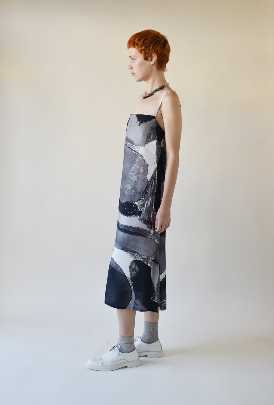 Printed Midi Dress