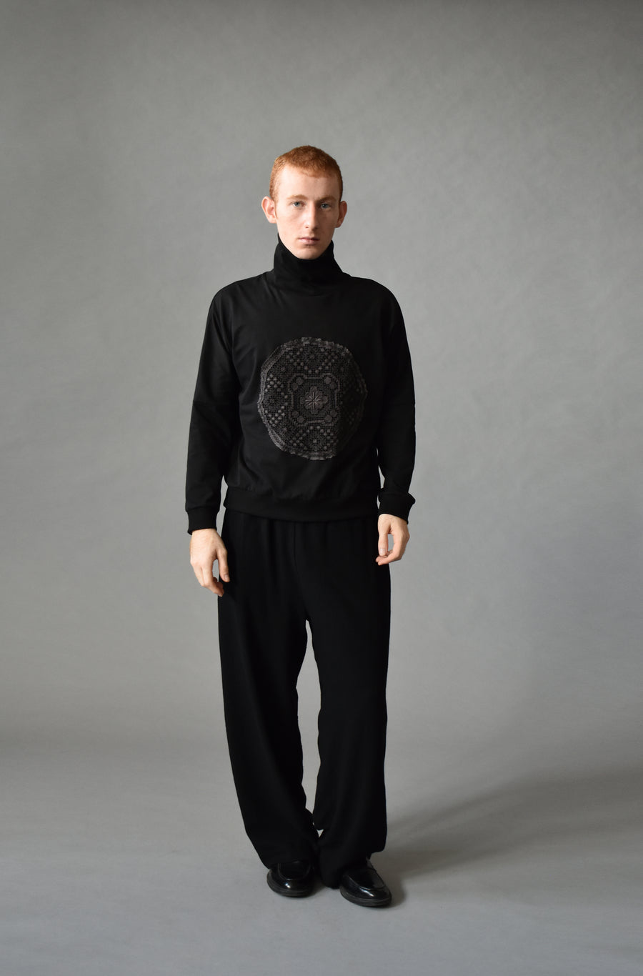 Black Embroidered Sweatshirt - OFIR IVGI