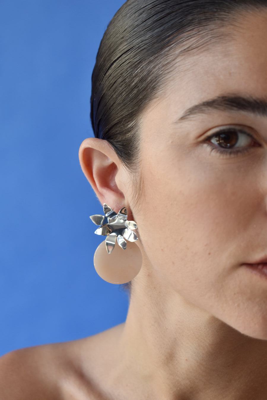 Aventurine And Silver Earrings